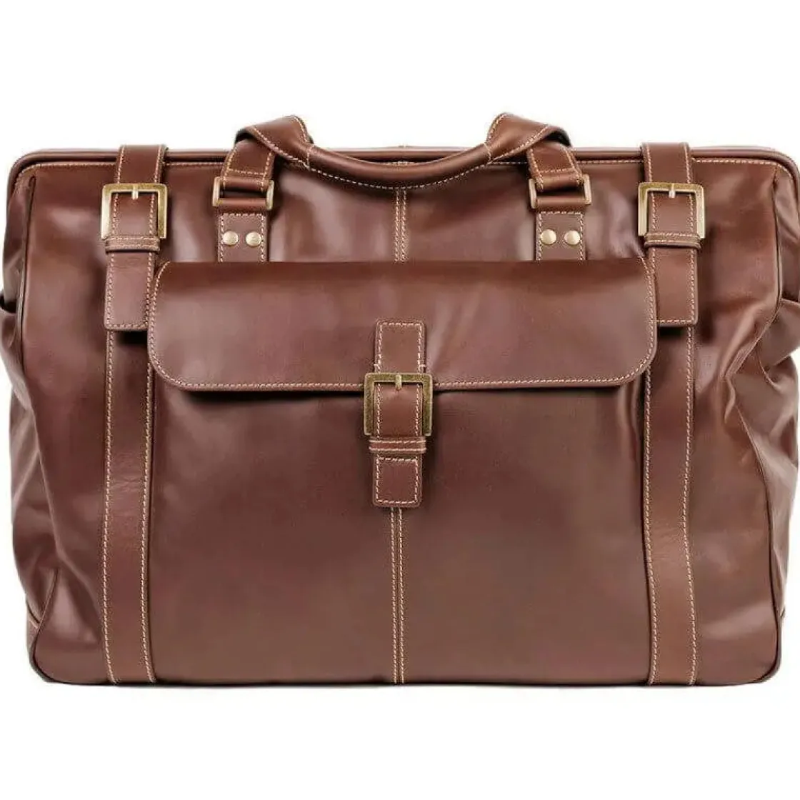 Outlet Boconi Bryant Safari Bag Antiqued Mahogany