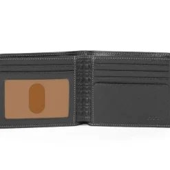 Outlet Boconi Tyler Tumbled Rock Solid RFID Billfold