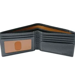 Outlet Boconi Tyler Tumbled Rock Solid RFID Billfold