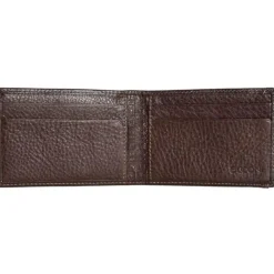 New Boconi Tyler Tumbled Rock Solid 2 Fold Money Clip