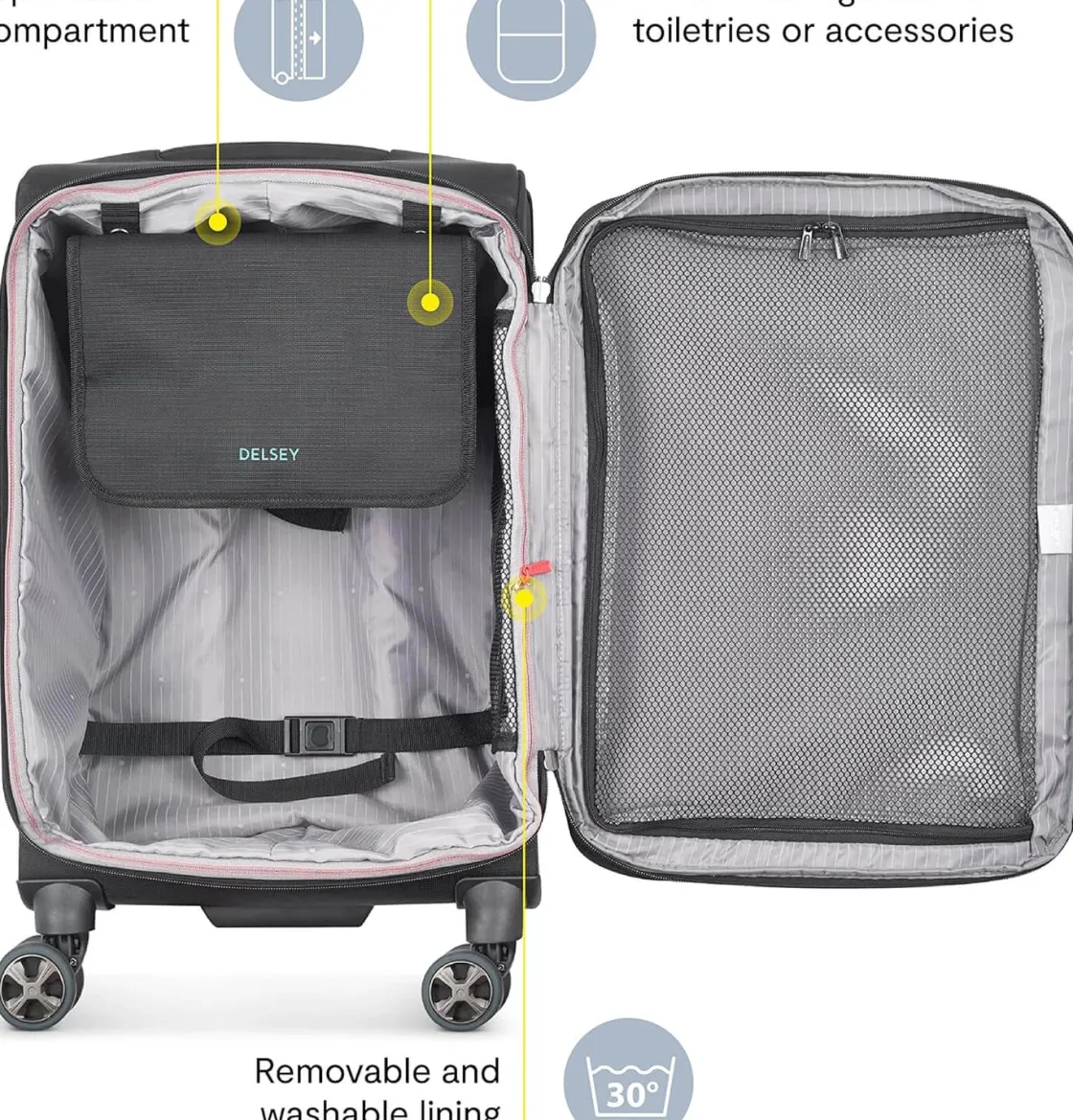 Online Delsey Paris Delsey Helium DLX Carry-On Spinner