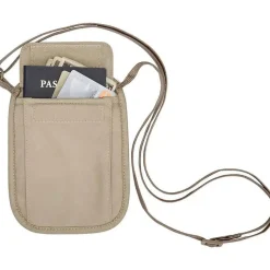 New Eagle Creek RFID Blocker Neck Wallet Tan