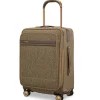 New Hartmann Tweed Domestic Carry On Spinner Natural Tweed