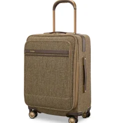 New Hartmann Tweed Domestic Carry On Spinner Natural Tweed