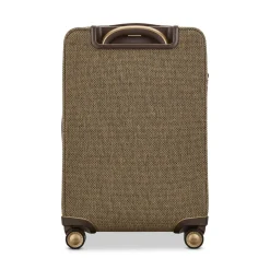 New Hartmann Tweed Domestic Carry On Spinner Natural Tweed