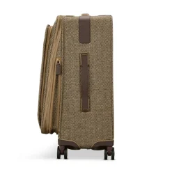 New Hartmann Tweed Domestic Carry On Spinner Natural Tweed