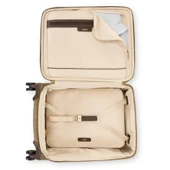 New Hartmann Tweed Domestic Carry On Spinner Natural Tweed