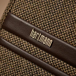 Hot Hartmann Tweed Spinner Garment Bag Natural Tweed