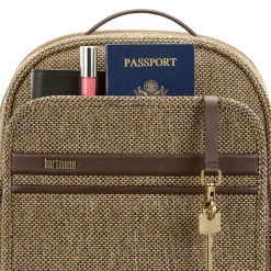 Fashion Hartmann Tweed Travel Backpack Natural Tweed