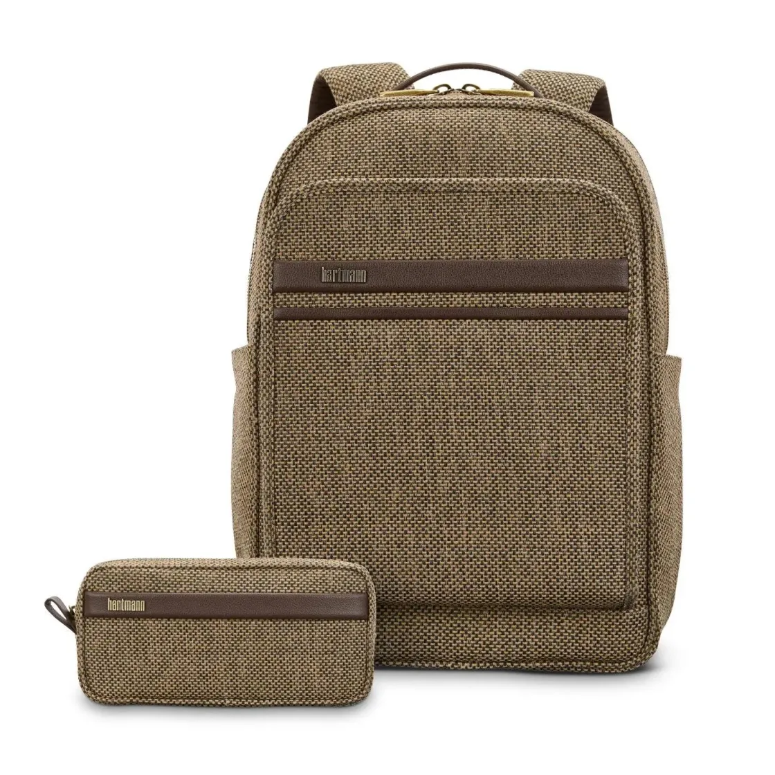 Fashion Hartmann Tweed Travel Backpack Natural Tweed