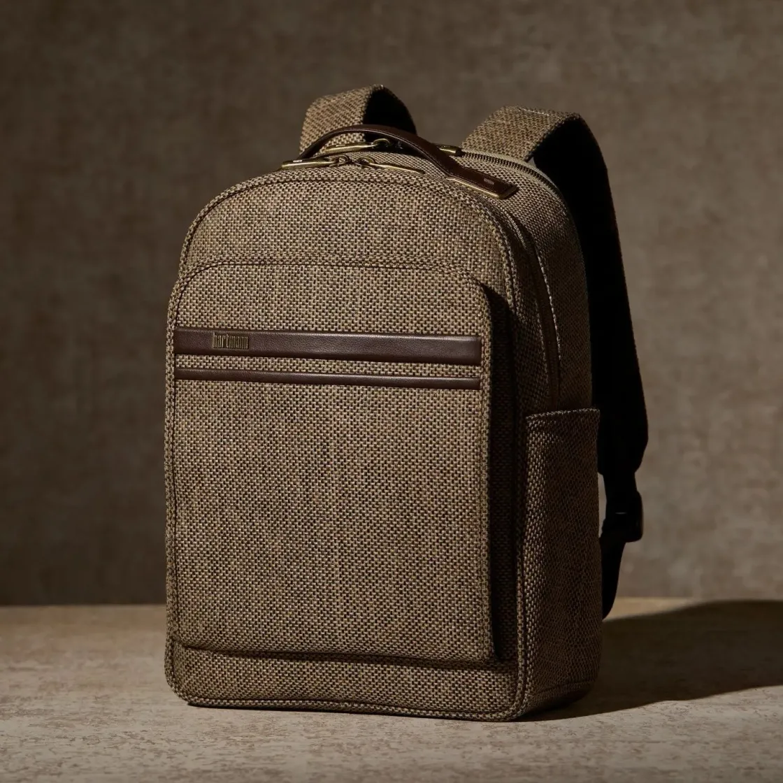 Fashion Hartmann Tweed Travel Backpack Natural Tweed