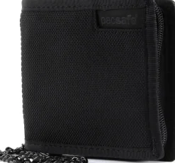 Clearance PacSafe RFID Safe Z100 Bi-Fold Wallet Jet Black