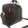 Fashion Piel Leather Computer Briefcase
