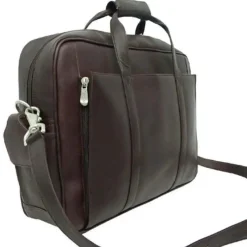 Fashion Piel Leather Computer Briefcase