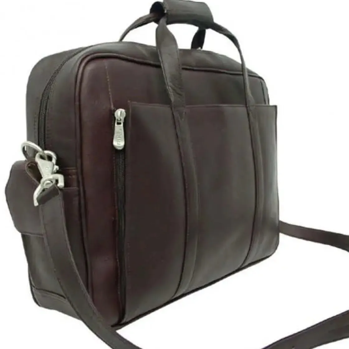 Fashion Piel Leather Computer Briefcase