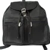 New Piel Leather Drawstring Backpack
