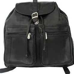 New Piel Leather Drawstring Backpack