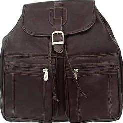New Piel Leather Drawstring Backpack