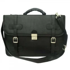 Discount Piel Leather XXL Flap-Over Laptop Portfolio
