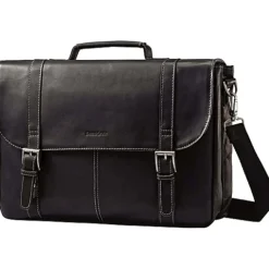 Online Samsonite Genuine Leather Flapover Buckle Brief