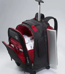 New Samsonite MVS Rolling Backpack Black