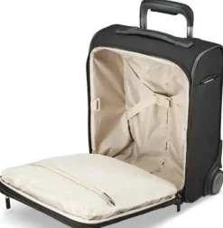 Fashion Samsonite Silhouette 17 2-Wheeled Underseater Black