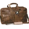 Clearance Scully Aerosquadron 2 Zip Carry On Duffel Antique Brown