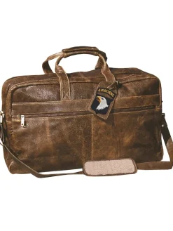 Clearance Scully Aerosquadron 2 Zip Carry On Duffel Antique Brown