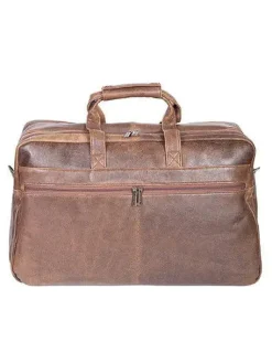 Clearance Scully Aerosquadron 2 Zip Carry On Duffel Antique Brown